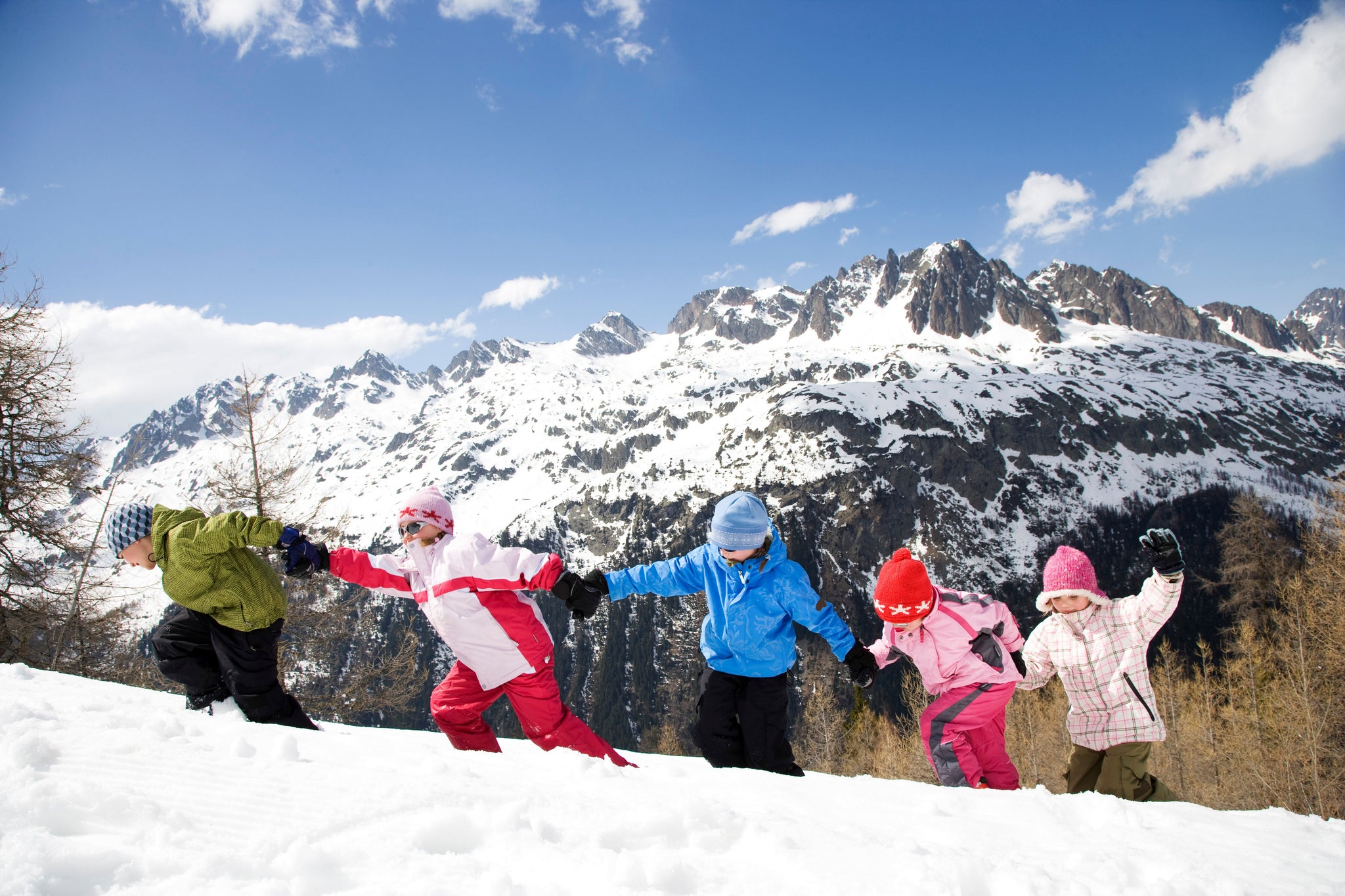 ⁠Familie Wintersport